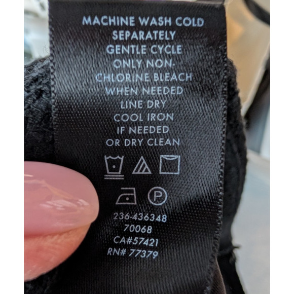 Ann Taylor Black Tweed Drop Waist Chiffon Layered Preppy Peplum Skirt Size 2 - Picture 8 of 9